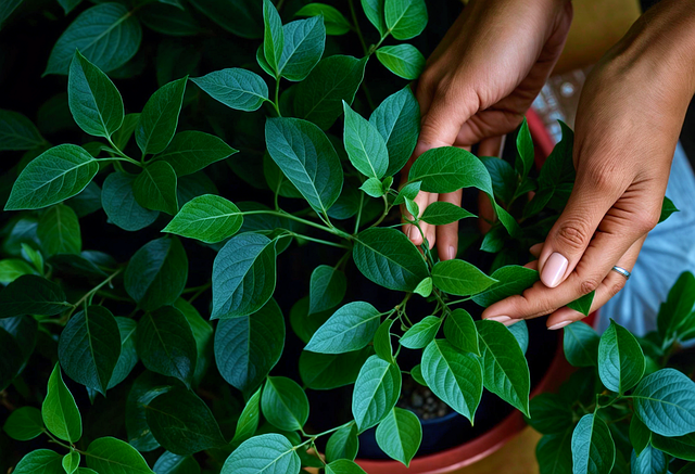 Zespół Zielonej Oazy przy pracy